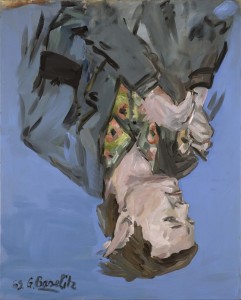 Georg Baselitz, Da. portrét (Franz Dahlem) 1969, zdroj: www.galerierudolfinum.cz