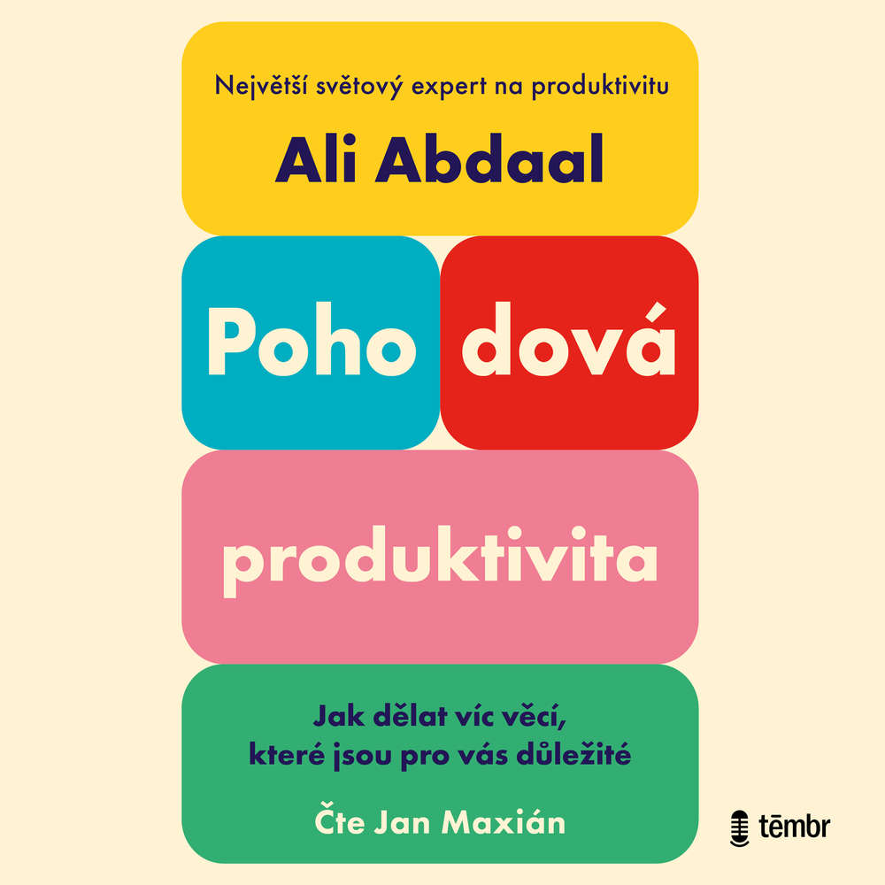 Audiokniha Pohodova produktivita Ali Abdaal